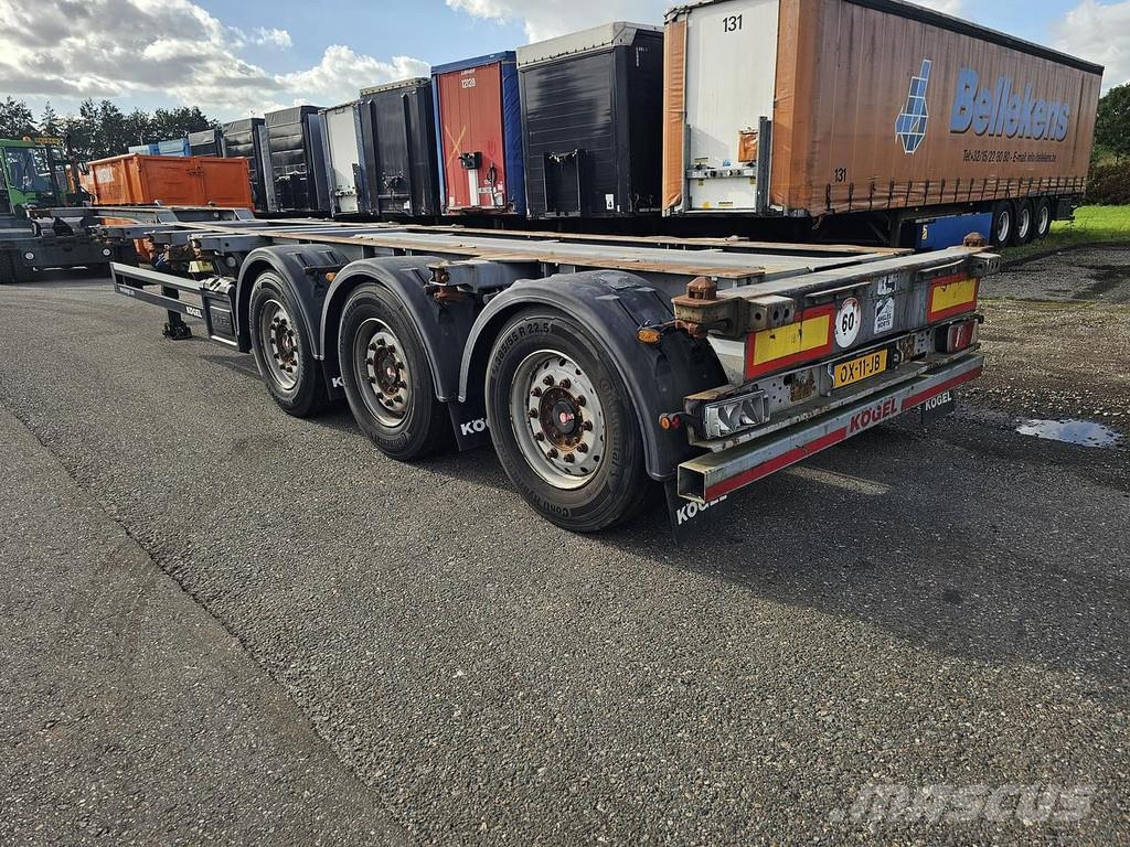 Kögel PORT 40 SIMPLEX 20./ EXTENDIBLE/SAF DISC. Kontejnerske polprikolice