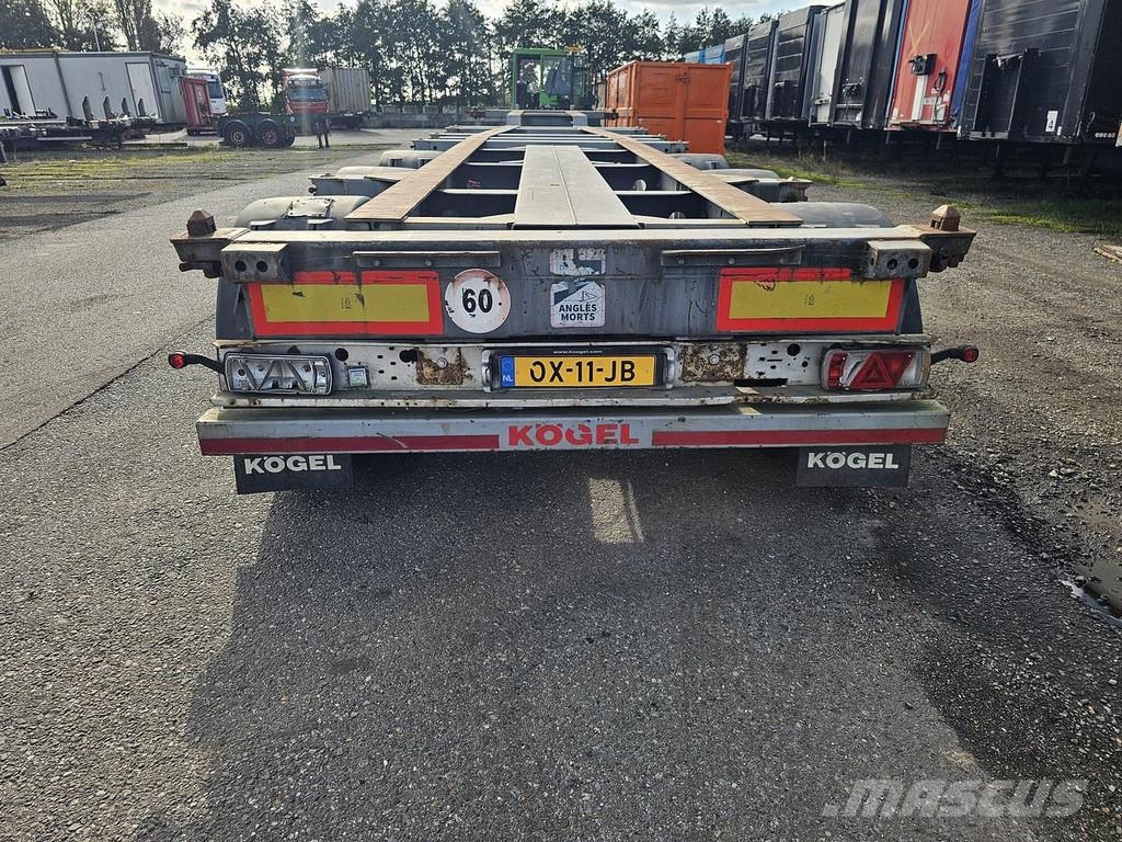 Kögel PORT 40 SIMPLEX 20./ EXTENDIBLE/SAF DISC. Kontejnerske polprikolice