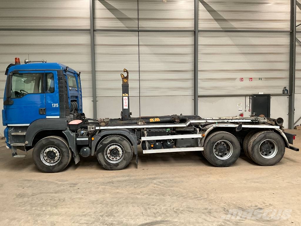 MAN TGS 35.440 8X4 شاحنات الرافعات الخطافية