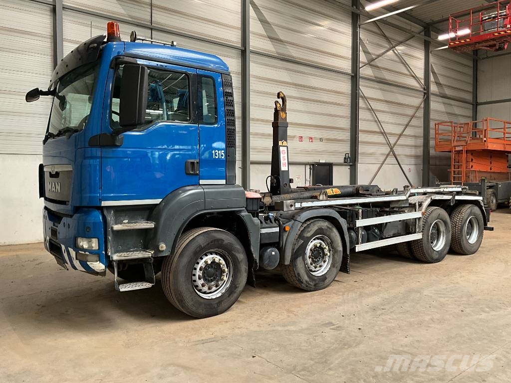 MAN TGS 35.440 8X4 شاحنات الرافعات الخطافية
