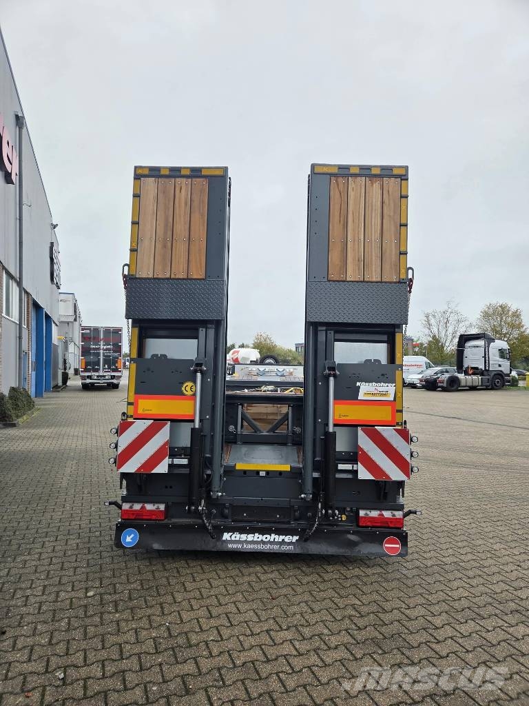 Kässbohrer SLA 3R Jumbotrombontrailer med hjulfickor OMG LEV Low loader yari çekiciler