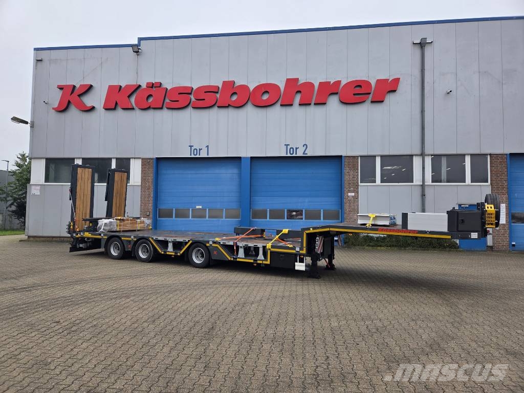 Kässbohrer SLA 3R Jumbotrombontrailer med hjulfickor OMG LEV Low loader yari çekiciler