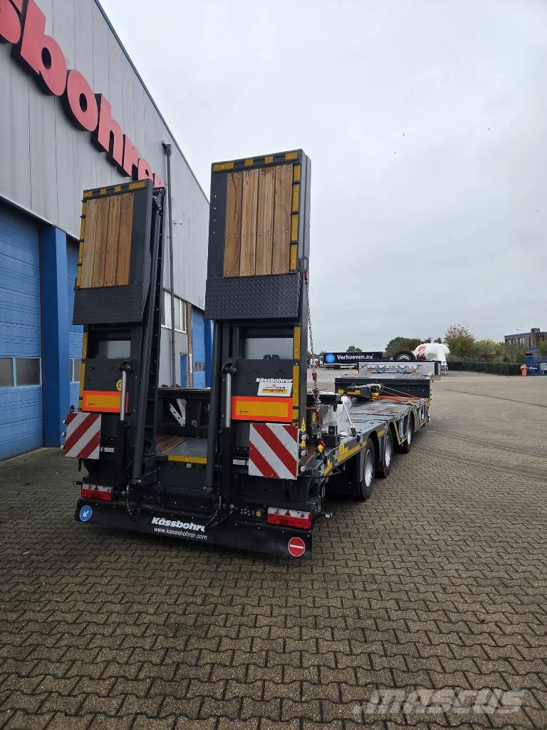 Kässbohrer SLA 3R Jumbotrombontrailer med hjulfickor OMG LEV Low loader yari çekiciler