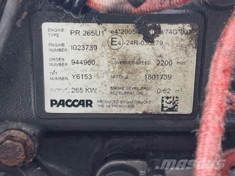 DAF PR265 U1 Truck Spec Motorer