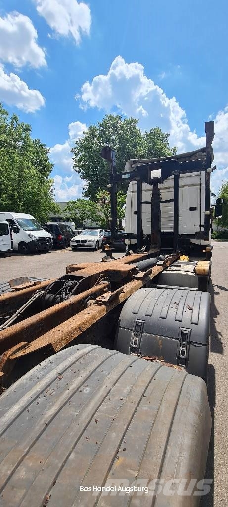 Scania G 420 EEV Abrollkipper 6X2 Lenkachse Retarder Koukkulava kuorma-autot