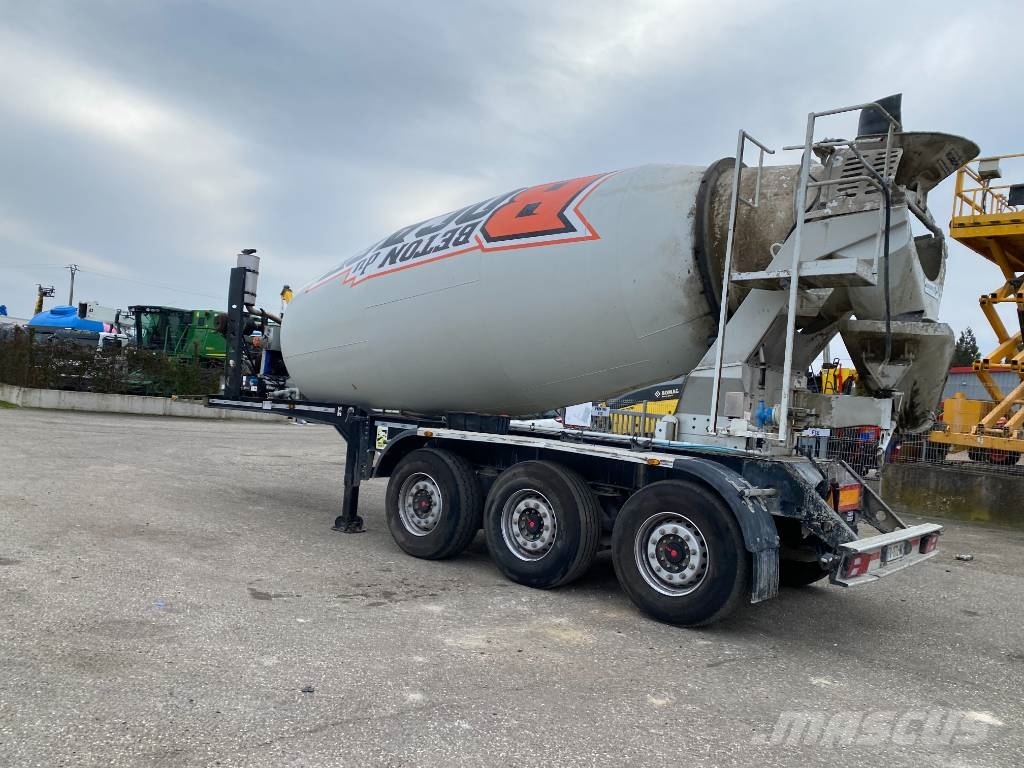 Euromix MTP Malaxeur a béton MTPS.T EM12RFPT Origine 3180hrs!! Outros Semi Reboques