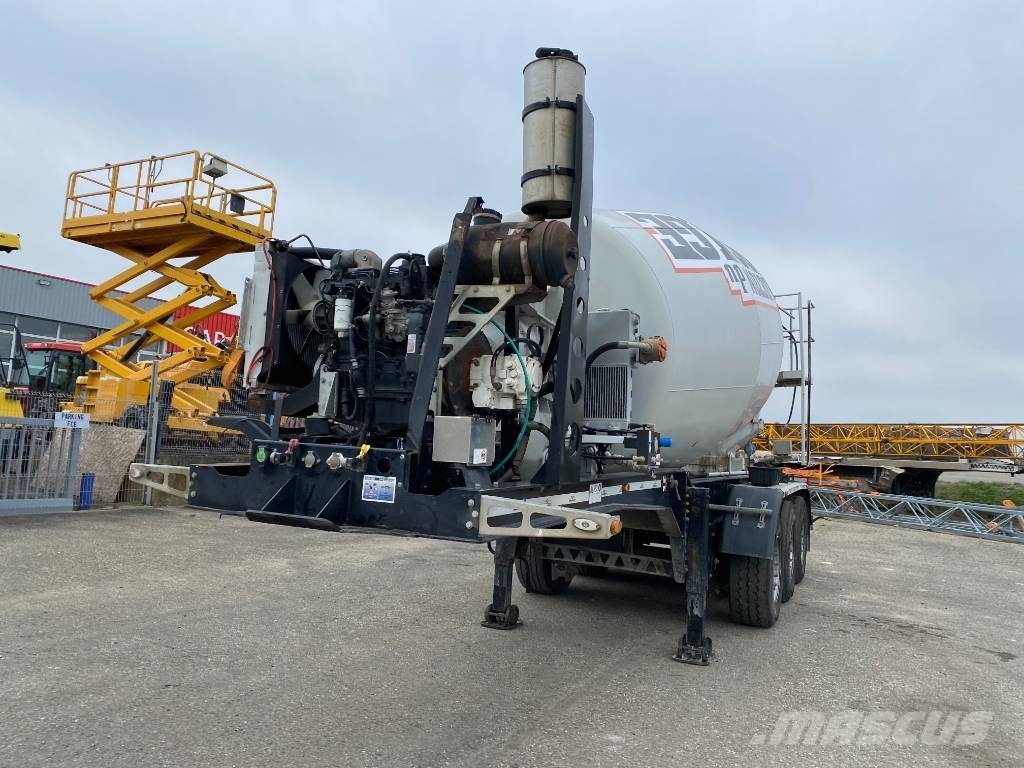 Euromix MTP Malaxeur a béton MTPS.T EM12RFPT Origine 3180hrs!! Outros Semi Reboques