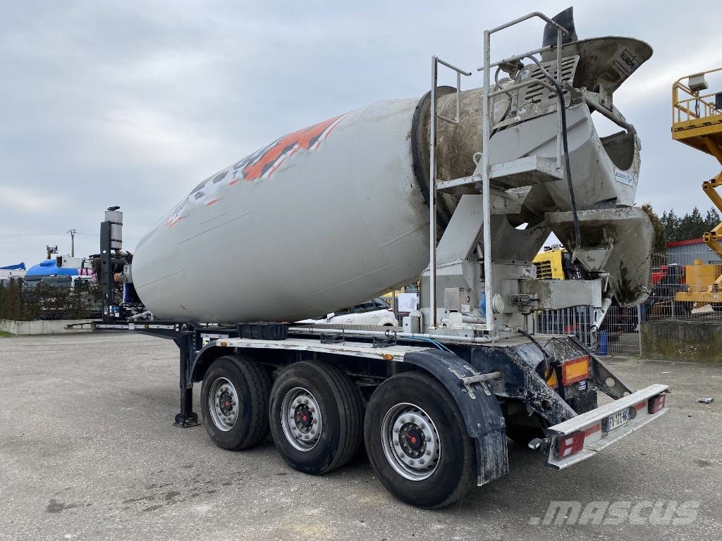 Euromix MTP Malaxeur a béton MTPS.T EM12RFPT Origine 3180hrs!! Outros Semi Reboques