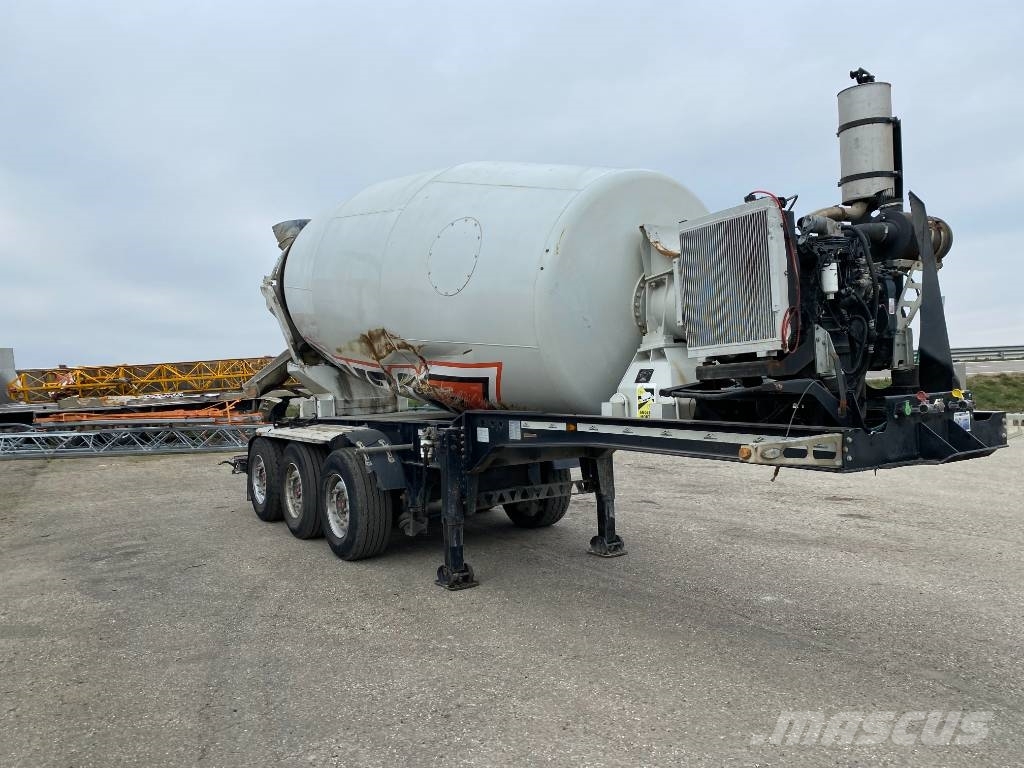 Euromix MTP Malaxeur a béton MTPS.T EM12RFPT Origine 3180hrs!! Outros Semi Reboques