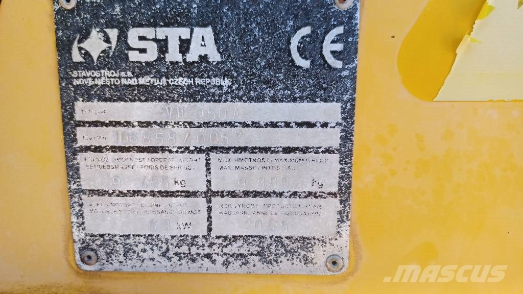 Stavostroj STA VH 950A típusú vibrohenger + zúzalékszóró Οδοστρωτήρες διπλού κυλίνδρου