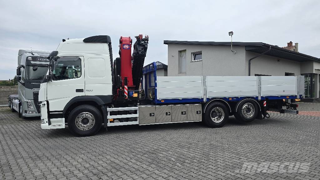 Volvo FM500 6x2 HDS HMF 3220K7-19m Crane trucks
