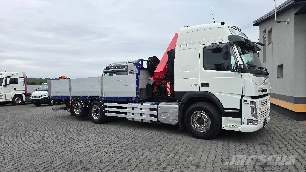 Volvo FM500 6x2 HDS HMF 3220K7-19m Crane trucks