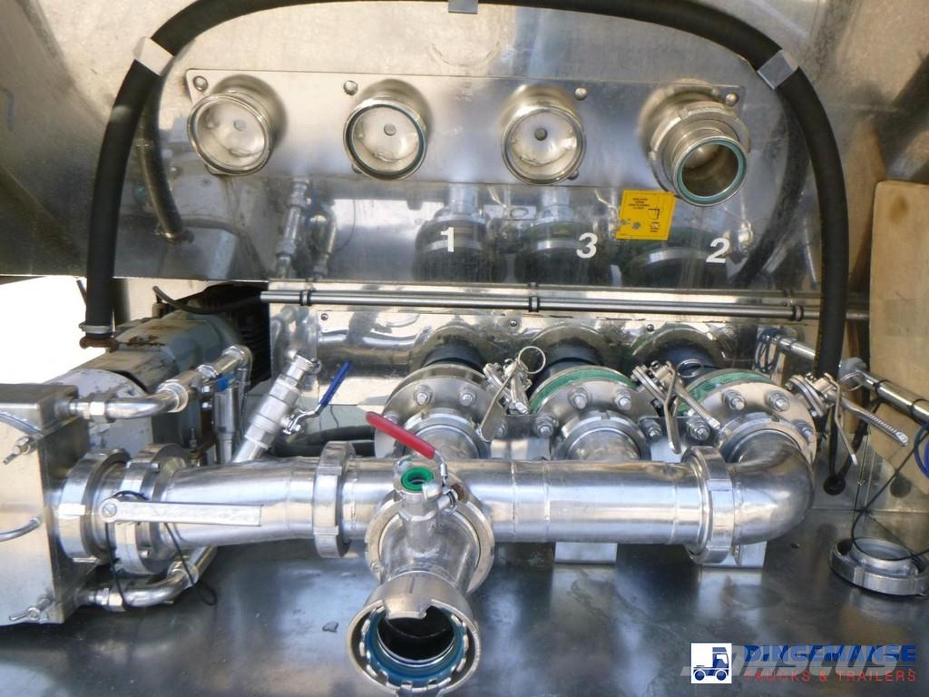 Van Hool Food tank inox 28.5 m3 / 3 comp Semirremolques cisterna