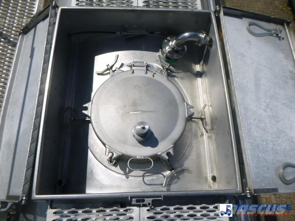 Van Hool Food tank inox 28.5 m3 / 3 comp Semirremolques cisterna