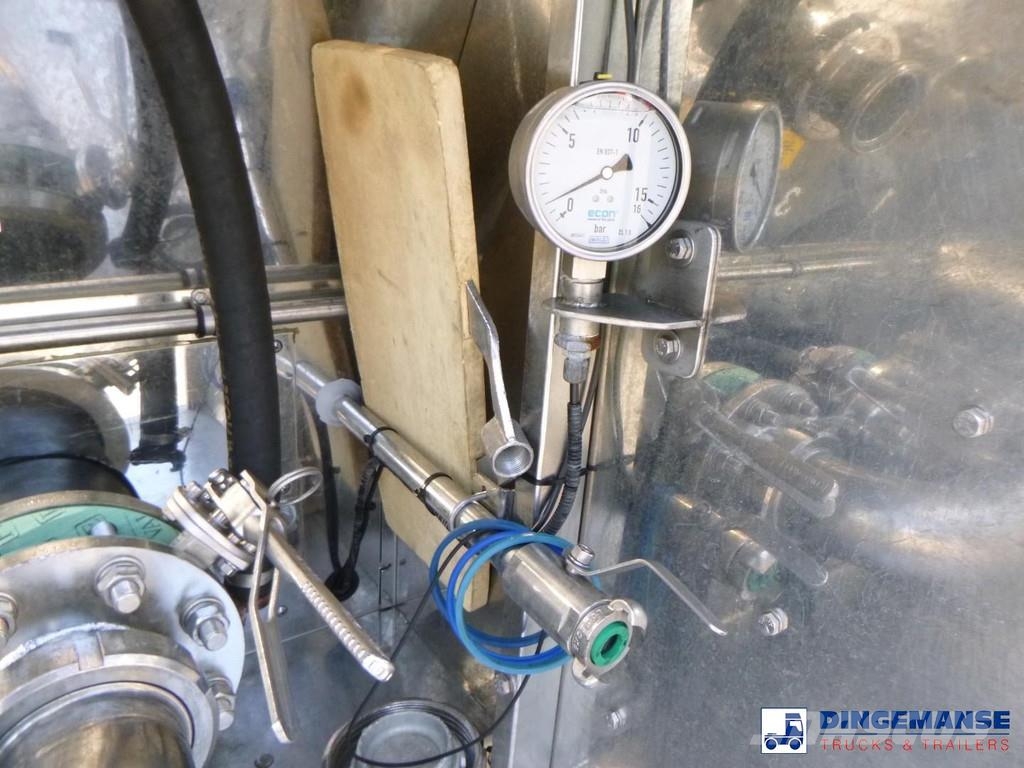 Van Hool Food tank inox 28.5 m3 / 3 comp Semirremolques cisterna