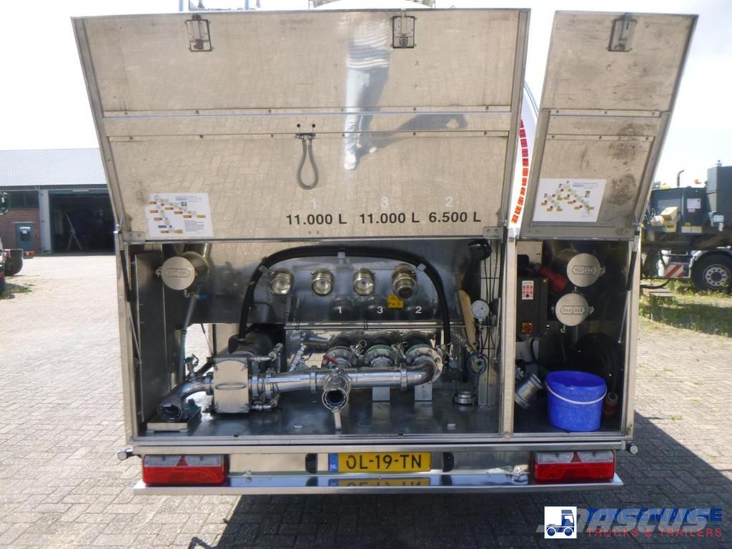Van Hool Food tank inox 28.5 m3 / 3 comp Semirremolques cisterna
