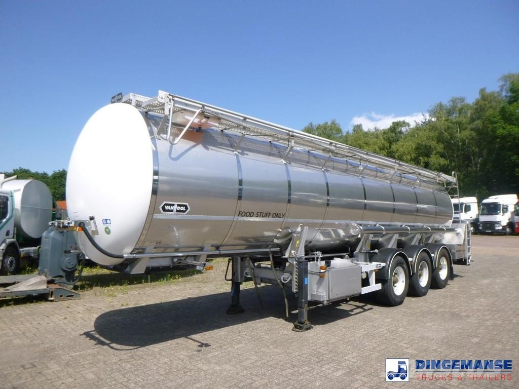 Van Hool Food tank inox 28.5 m3 / 3 comp Semirremolques cisterna