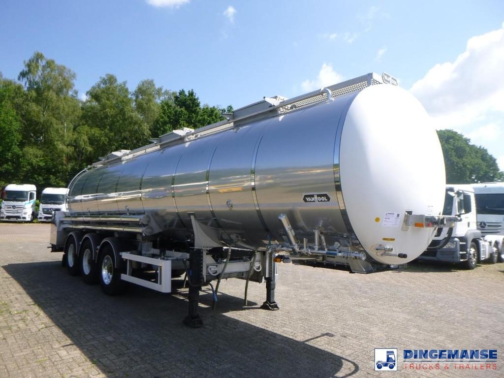 Van Hool Food tank inox 28.5 m3 / 3 comp Semirremolques cisterna