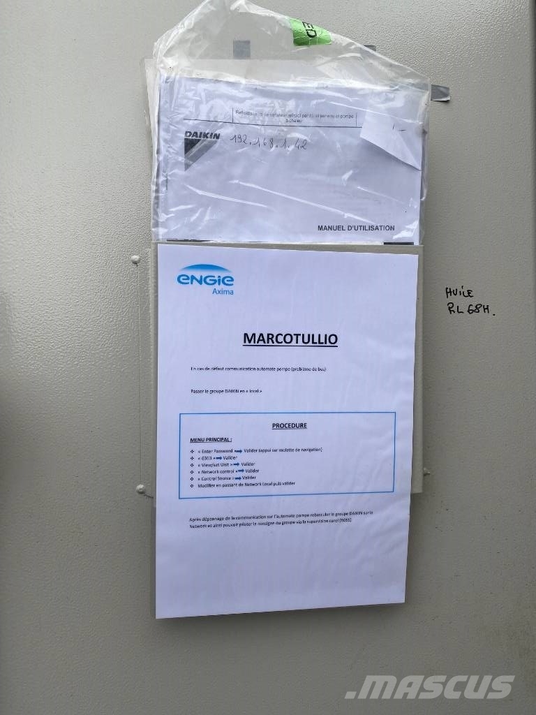  daikin Groupe de Climatisation EWAD450STZ-SL B2+OP Muut