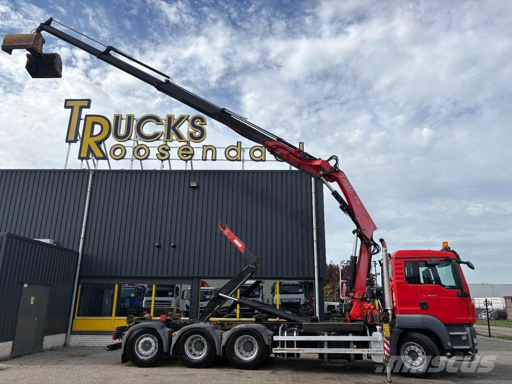 MAN TGS 35,400 + FASSI 195 4x + DALBY HOOK 30TON + 8X4 Γερανοί παντός εδάφους