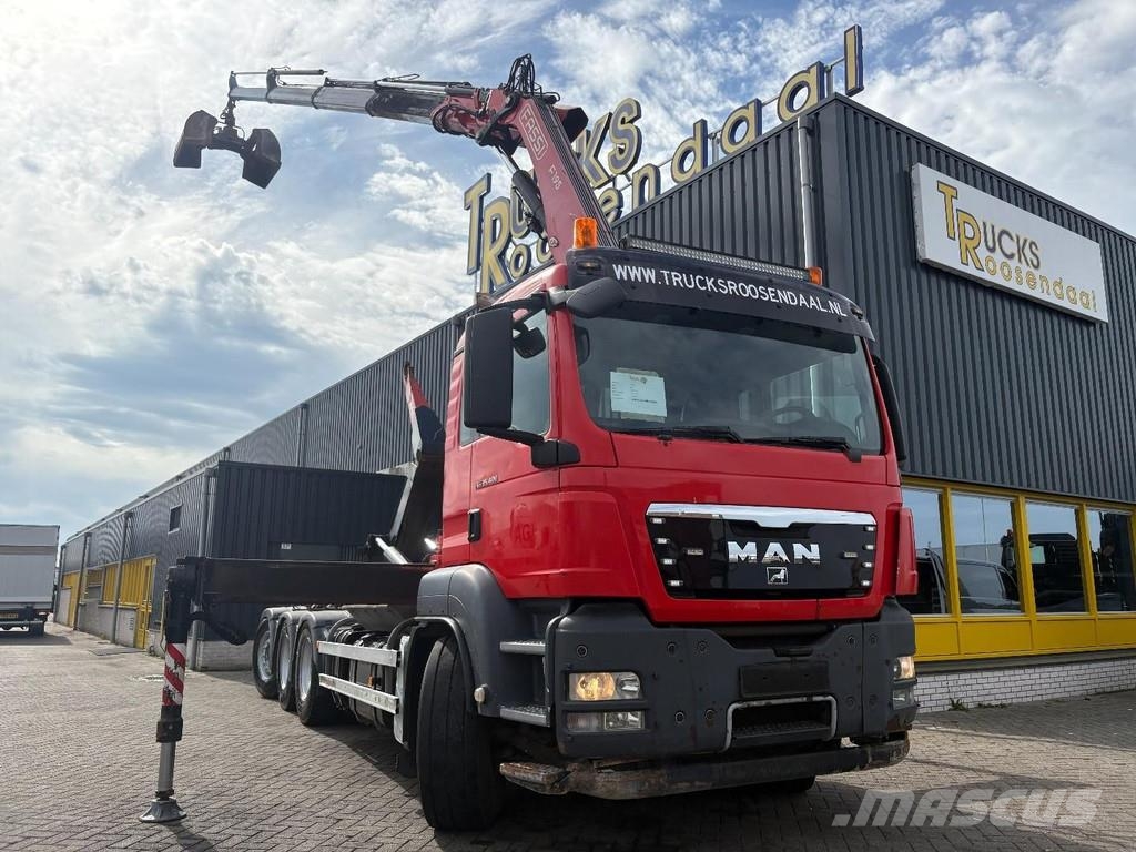 MAN TGS 35,400 + FASSI 195 4x + DALBY HOOK 30TON + 8X4 Γερανοί παντός εδάφους