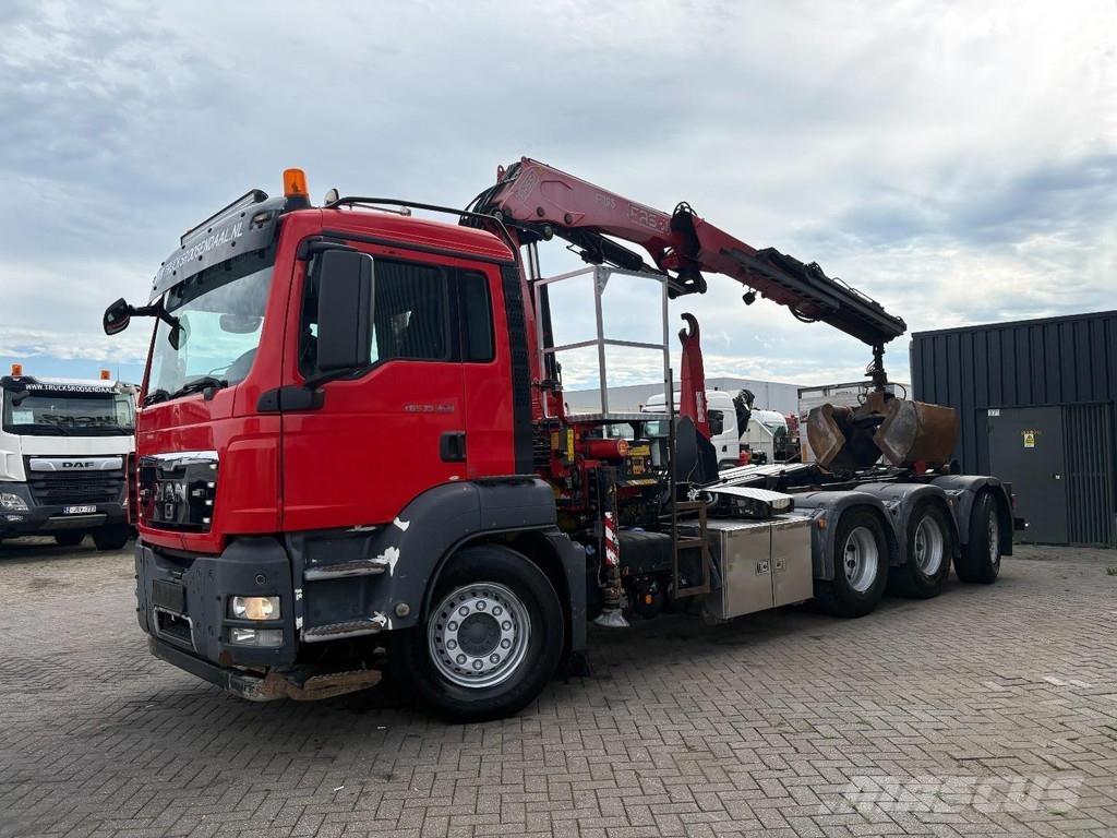 MAN TGS 35,400 + FASSI 195 4x + DALBY HOOK 30TON + 8X4 Γερανοί παντός εδάφους