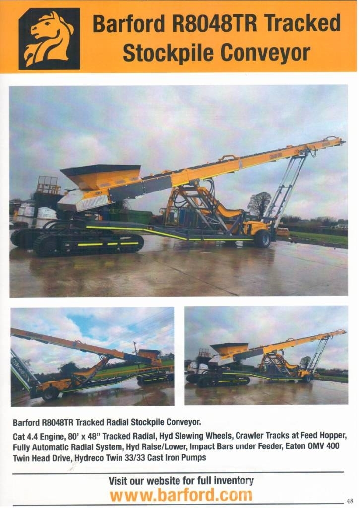 Barford R8048TR Tracked Radial Conveyor Transportadores
