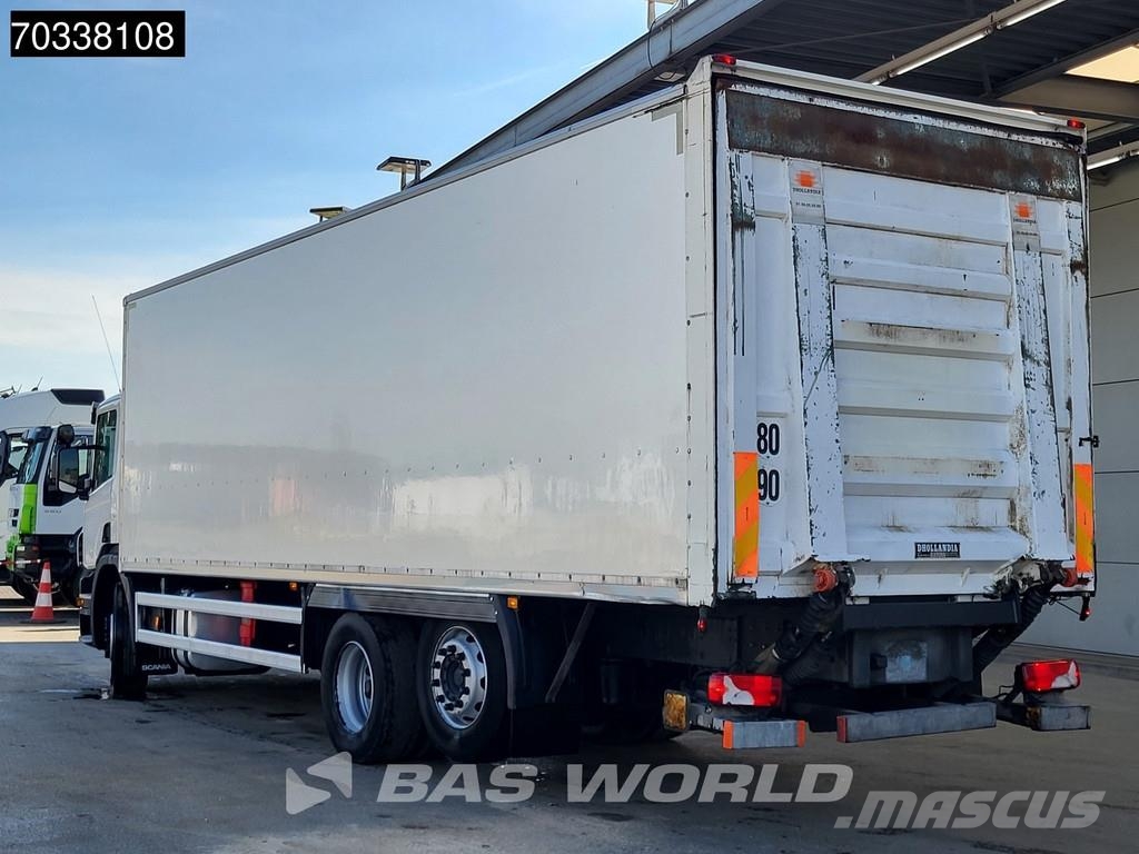 Scania P320 P 6X2 3000kg Ladebordwand Lift+steering axle Sanduk kamioni