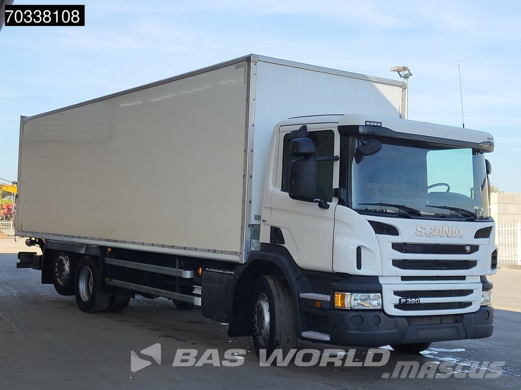 Scania P320 P 6X2 3000kg Ladebordwand Lift+steering axle Sanduk kamioni