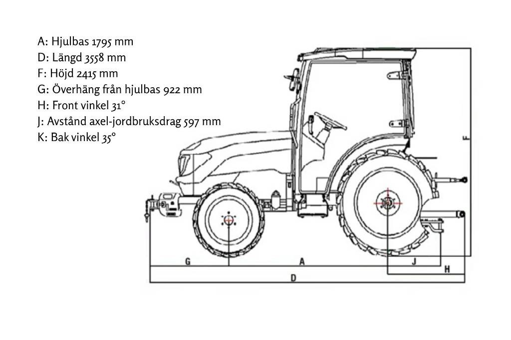 TRAKTOR LOVOL 25HK 4WD Tractors