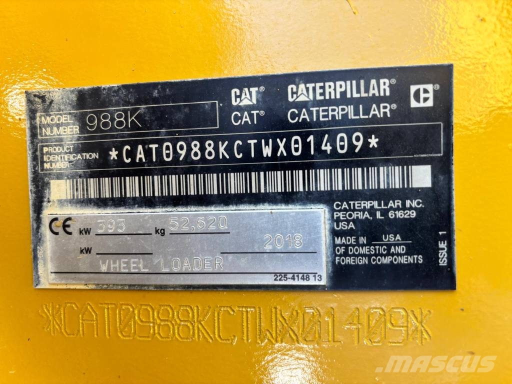 CAT 988 K (CE + EPA / High Lift) لوادر بعجل