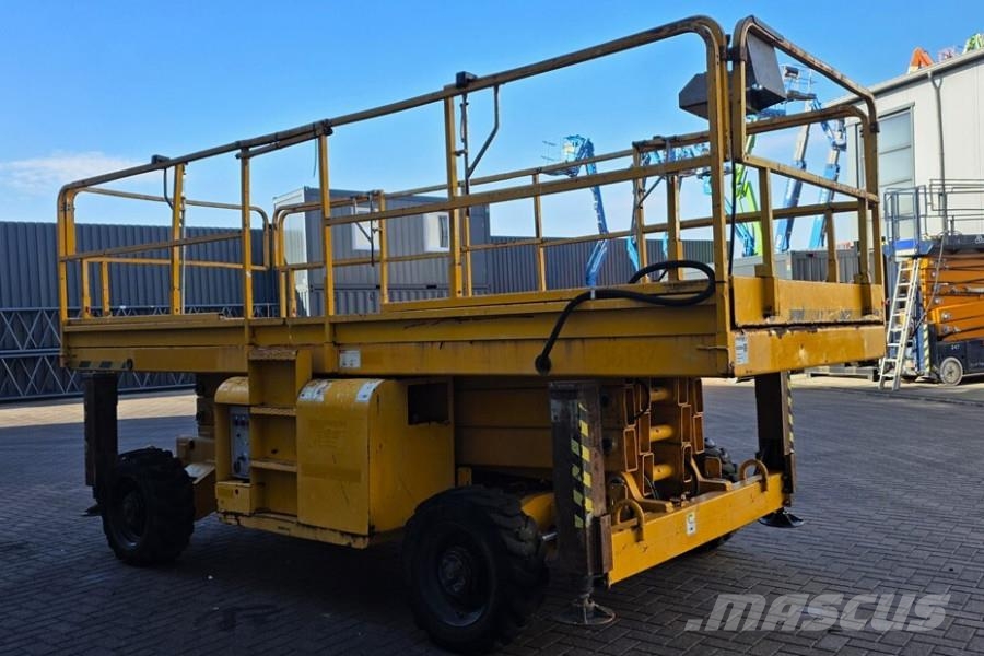 Haulotte H12SXL As-Is, Diesel, 4x4 Drive, 12m Working Heigh Scissor lifts