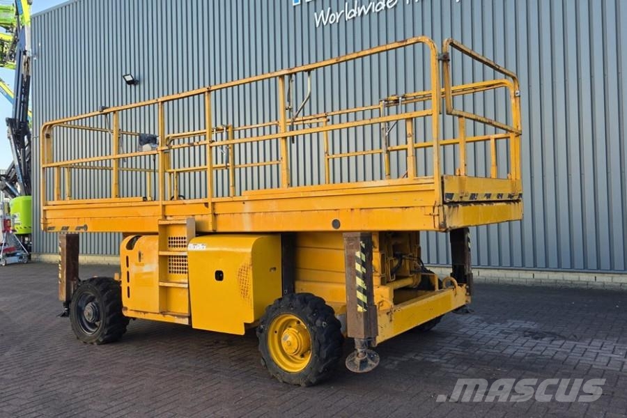 Haulotte H12SXL As-Is, Diesel, 4x4 Drive, 12m Working Heigh Scissor lifts