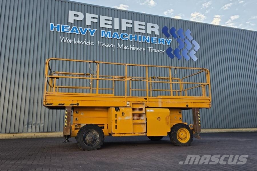 Haulotte H12SXL As-Is, Diesel, 4x4 Drive, 12m Working Heigh Scissor lifts