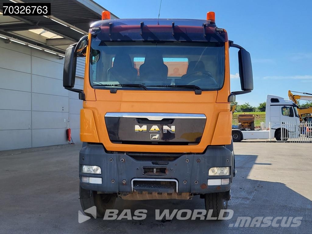 MAN TGS 33.400 6X4 10m3 2-way tipper Steel suspension Savivarčių priekabų vilkikai