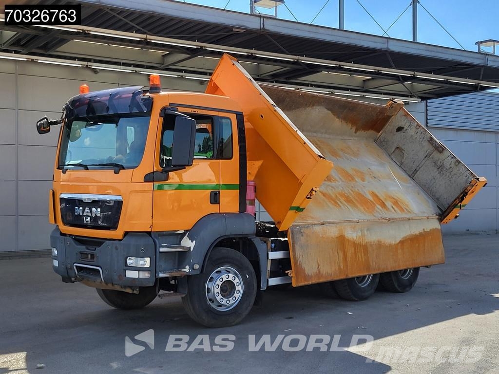 MAN TGS 33.400 6X4 10m3 2-way tipper Steel suspension Savivarčių priekabų vilkikai