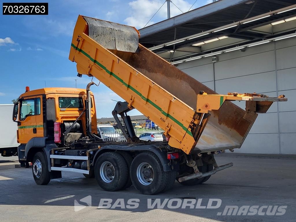 MAN TGS 33.400 6X4 10m3 2-way tipper Steel suspension Savivarčių priekabų vilkikai