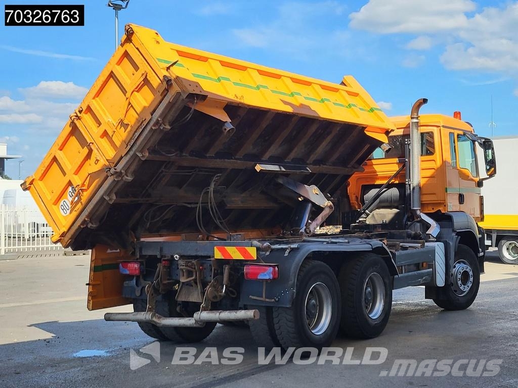 MAN TGS 33.400 6X4 10m3 2-way tipper Steel suspension Savivarčių priekabų vilkikai