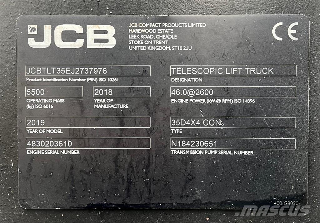 JCB TLT 35D Teleskoplader