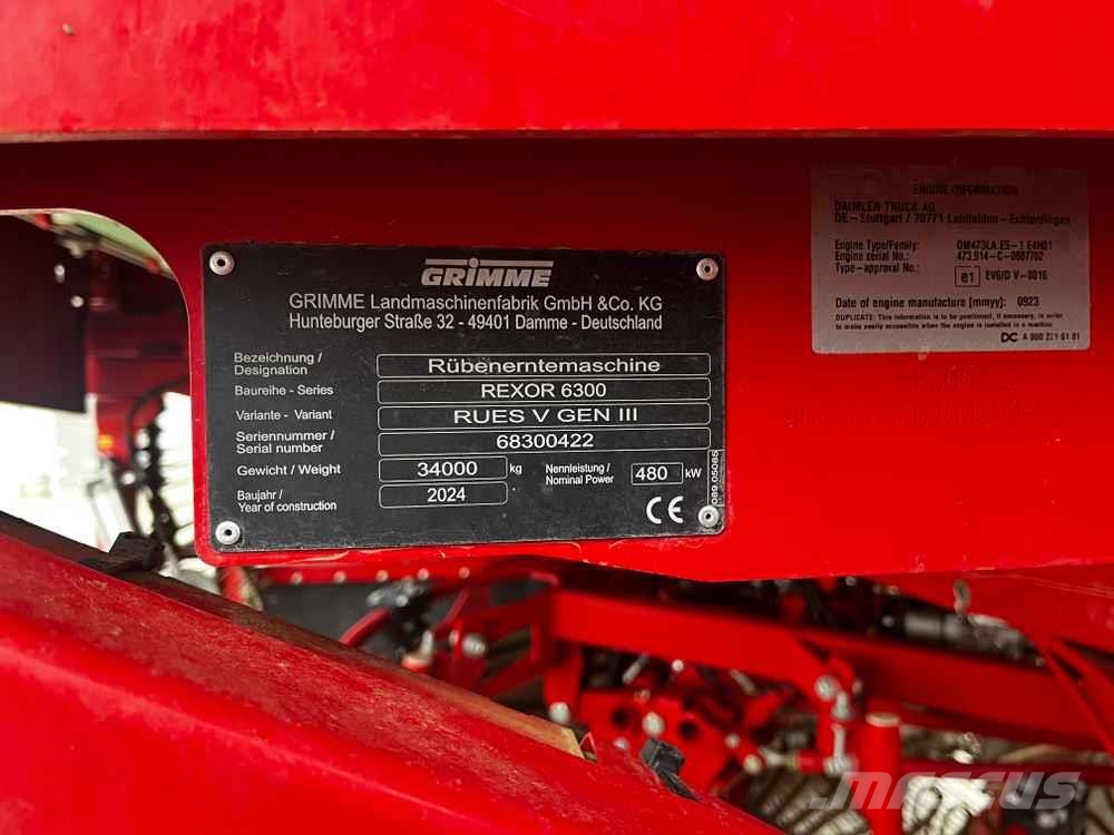 Grimme REXOR 6300 Platinum Sonstige Landmaschinen