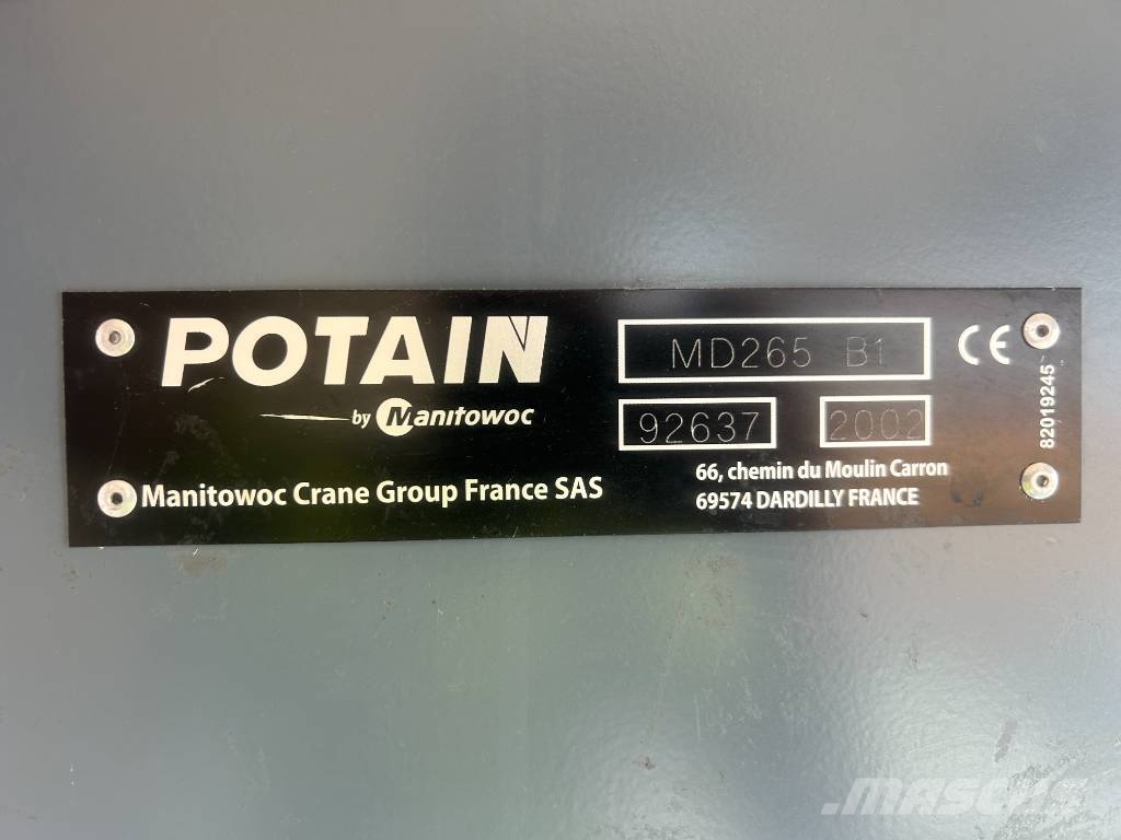 Potain MD265B1 J12 Turmdrehkrane