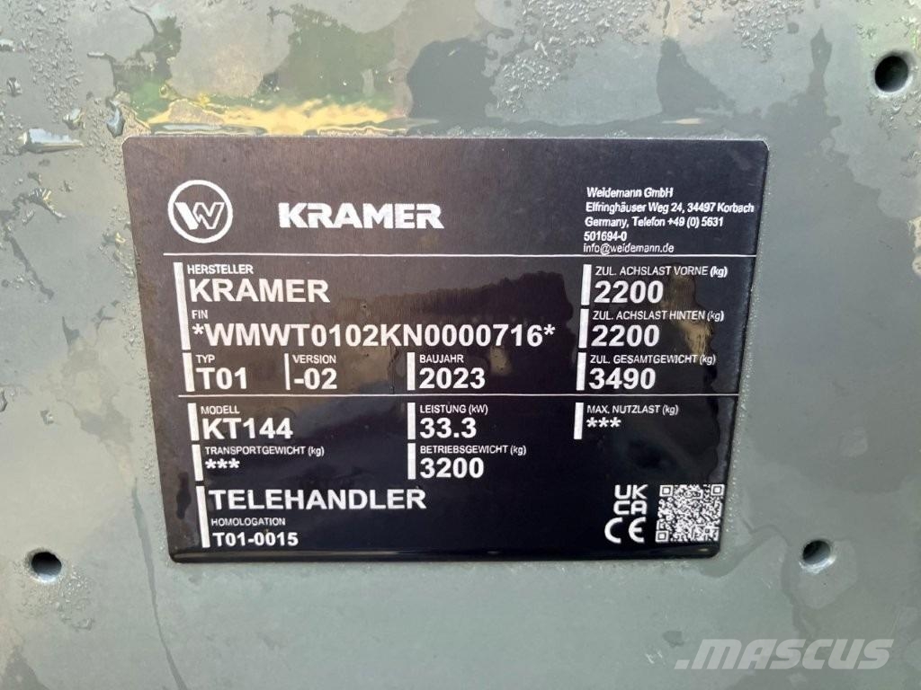 Kramer KT144 Teleskopiskie manipulatori