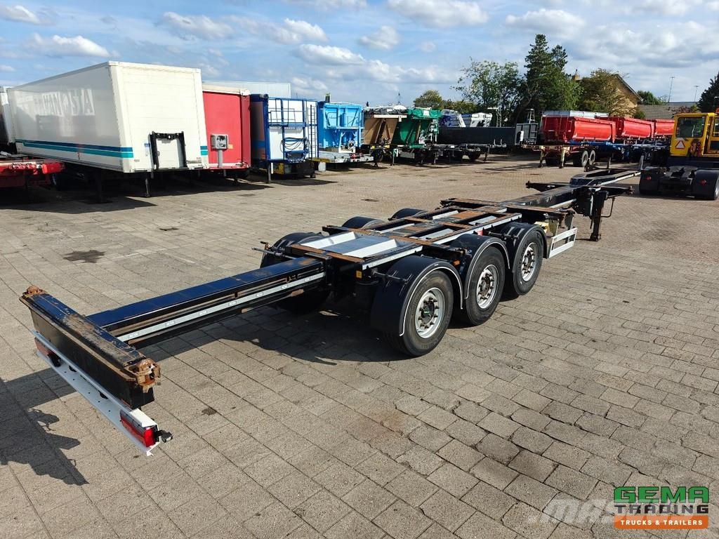 Pacton TXC343 MULTI - ADR - Stainless Steel Drip Tray - 3 Containerchassis