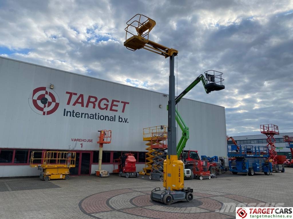 Haulotte Star 10 Electric Vertical Mast Work Lift 1000cm رافعات ذراع ذاتية الحركة مدمجة