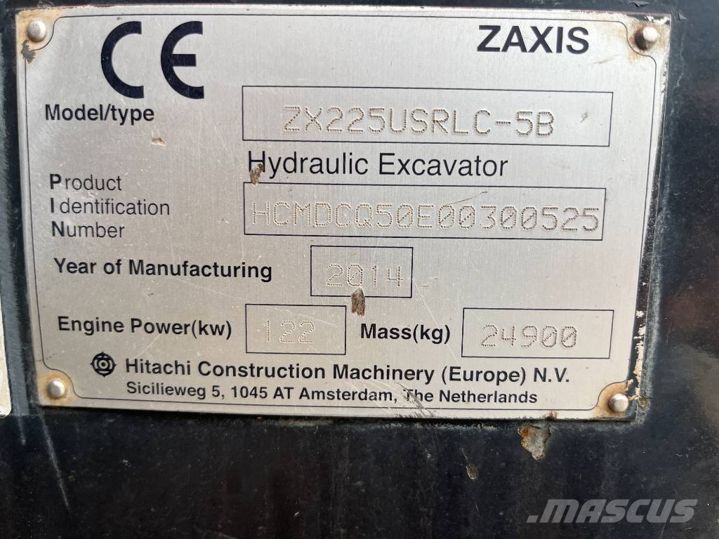 Hitachi ZX 225 US R LC-5 履带挖掘机