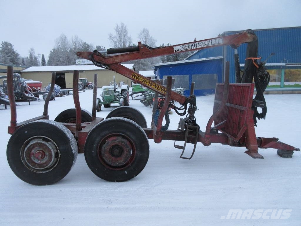 Patu 595   hytraulinen jatke  ulot 6,2 m Forest trailers