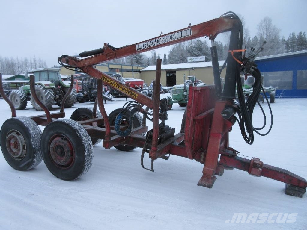 Patu 595   hytraulinen jatke  ulot 6,2 m Forest trailers