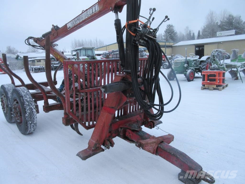 Patu 595   hytraulinen jatke  ulot 6,2 m Forest trailers