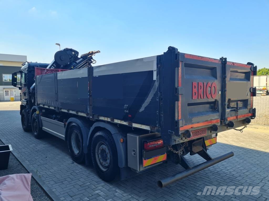 MAN tgs 33.480 kran Hiab شاحنات الرافعات