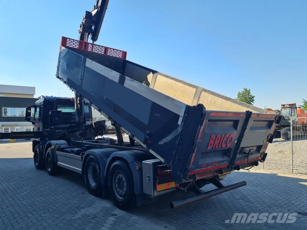 MAN tgs 33.480 kran Hiab شاحنات الرافعات